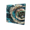 Fondo 12 x 12 in. Blue Flower Montage-Print on Canvas FO2791338